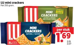 Dekamarkt LU mini crackers aanbieding