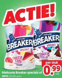 Dekamarkt Melkunie Breaker specials of zero aanbieding