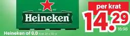Dekamarkt Heineken of 0.0 aanbieding
