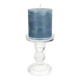 Van Cranenbroek Kandelaar met kaars blauw aanbieding