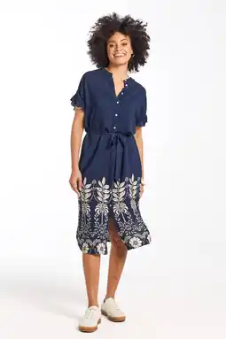 Wehkamp Didi blousejurk donkerblauw aanbieding