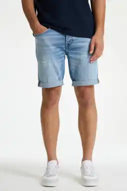 Wehkamp CHASIN' Ego.S Surge slim short medium blue denim aanbieding