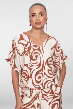 Wehkamp Geisha top bruin aanbieding