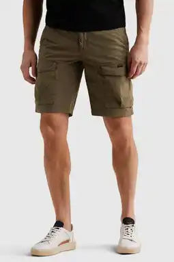 Wehkamp PME Legend relaxed cargo short donkergroen aanbieding