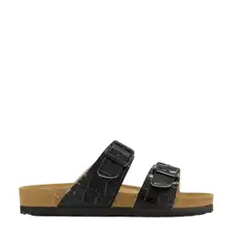 Wehkamp Graceland lak slippers zwart aanbieding