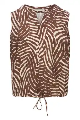 Wehkamp Dreamstar mouwloze top bruin aanbieding