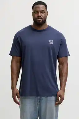 Wehkamp JACK & JONES PLUS SIZE regular T-shirt donkerblauw aanbieding