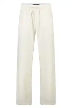 Wehkamp America Today Phillon straight casual broek met linnen ecru aanbieding