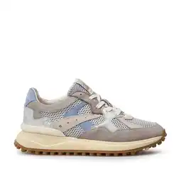 Wehkamp Floris van Bommel Noppi 46.03 leren sneakers zilver aanbieding