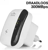 Bol.com Wifi versterker - 300 Mbps - Draadloos - Booster - Router - Stopcontact - Repeater aanbieding