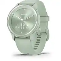 Bol.com Garmin Vivomove Sport - Hybrid smartwatch - Echte wijzers - Verborgen touchscreen - 40mm - Mint aanbieding