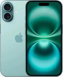 MediaMarkt Apple Iphone 16 5g - 256 Gb Blauwgroen aanbieding
