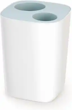 Bol.com Joseph Joseph Split Prullenbak - badkamer keuken - 2 x 8L - Creme aanbieding