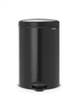 Bol.com Brabantia NewIcon Prullenbak - 20 liter - Matt Black aanbieding