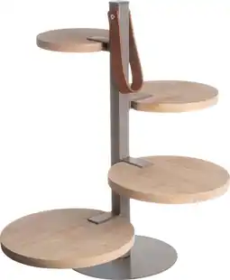 Bol.com Gusta Serveertoren - Etagere - 4 laags - 16 x 36 cm aanbieding