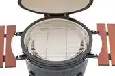 Bol.com Mustang Kamado L 21 - Barbecue - Houtskool - 93 kg - Grijs - Grilloppervlak 47 cm aanbieding
