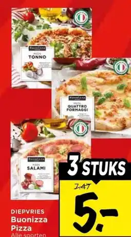 Vomar Voordeelmarkt DIEPVRIES Buonizza Pizza aanbieding