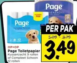 Vomar Voordeelmarkt Page Toiletpapier Kussenzacht aanbieding