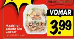 Vomar Voordeelmarkt Maaltijd- salade Kip CaesarSchaal 450 gram aanbieding
