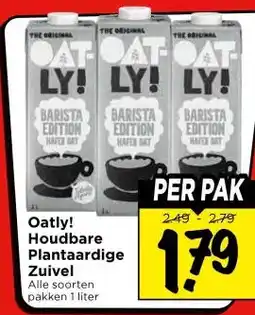 Vomar Voordeelmarkt Oatly! Houdbare Plantaardige Zuivel aanbieding