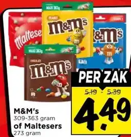 Vomar Voordeelmarkt M&M's of Maltesers aanbieding