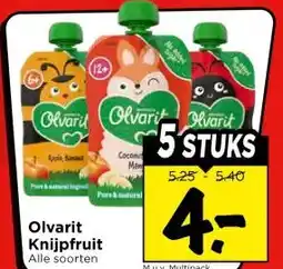 Vomar Voordeelmarkt Olvarit Knijpfruit aanbieding