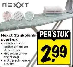 Vomar Voordeelmarkt Nexxt Strijkplank- overtrek aanbieding
