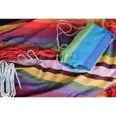 Bol.com Benson hangmat - Rood/Geel/Groen aanbieding