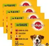 Bol.com Pedigree Hondenvoer - Mix Selectie in Saus - Maaltijdzakjes - 48x100g aanbieding