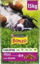 Bol.com Bonzo Adult Maxi - Hondenvoer Droogvoer - Rund - 15 kg aanbieding