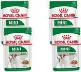 Bol.com Royal Canin Mini - Adult - Natvoer Hond - Pouch - 4 x 12 x 85 g aanbieding