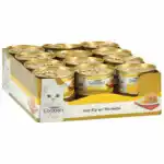 Bol.com Gourmet Gold Hartig Torentje - 24 x 85 g - Kip & wortel - Kattenvoer Natvoer aanbieding