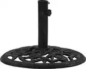 Bol.com vidaXL - Parasolvoet - 48x48x33 - cm - gietijzer - zwart aanbieding