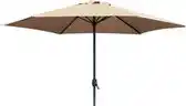 Bol.com PimXL Parasol – Ø300cm - Ecru aanbieding