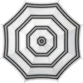 Bol.com Parasol - zwart/wit - gestreept - D180 cm - UV-bescherming - incl. draagtas aanbieding