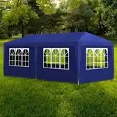 Bol.com vidaXL - Partytent - 3x6 - m - blauw aanbieding