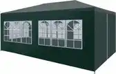 Bol.com vidaXL - Partytent - 3x6 - m - groen aanbieding