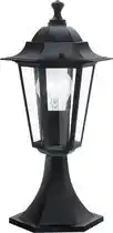 Bol.com EGLO Laterna 4 Sokkellamp Buiten - E27 - 38,5 cm - Zwart aanbieding