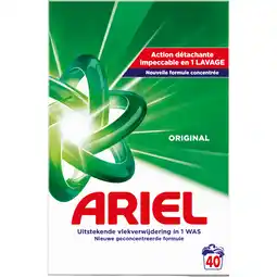 Dirk Ariel Wasmiddel poeder original 40wb aanbieding