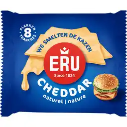 Jumbo ERU Cheddar Plakken 8 Stuks 150 g aanbieding