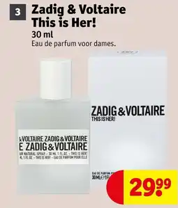 Kruidvat Zadig & voltaire this is her! aanbieding