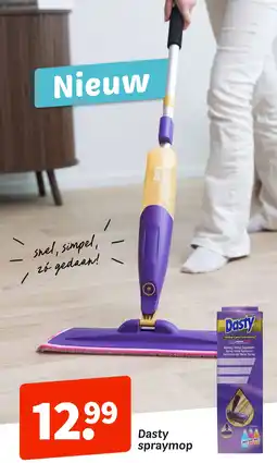 Wibra Dasty spraymop aanbieding