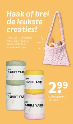 Wibra T-shirt garen aanbieding