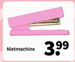 Wibra Nietmachine aanbieding