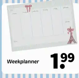 Wibra Weekplanner aanbieding