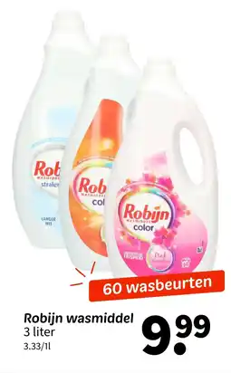 Wibra Robijn wasmiddel aanbieding