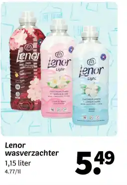 Wibra Lenor wasverzachter aanbieding