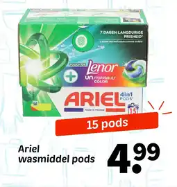 Wibra Ariel wasmiddel pods aanbieding