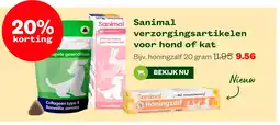 Welkoop Sanimal verzorgingsartikelen voor hond of kat aanbieding