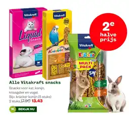 Welkoop Alle Vitakraft snacks aanbieding